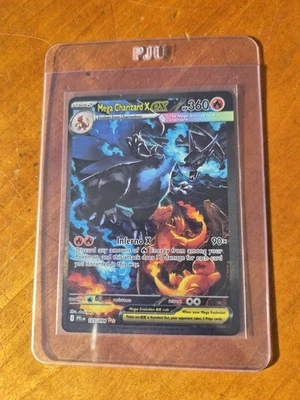 Mega Charizard X EX - 125/094 SIR  - Phantasmal Flames - Pack Fresh - NM - Image 1 of 2