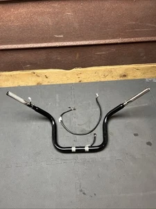 2023 Harley Davidson Road Glide OEM Stock Handlebars Black Nice, A3a - Picture 1 of 11