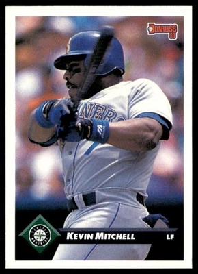 1993 Donruss Kevin Mitchell Seattle Mariners #157 - Image 1 of 2