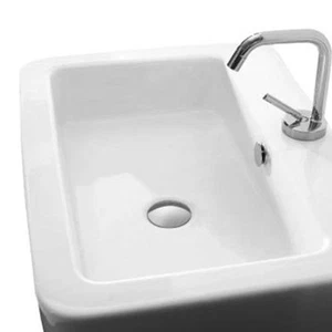 WS Bath Collections Ego 3242 Ego 23-5/8" Ceramic Wall Mounted - White - Picture 1 of 1