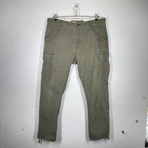 Ralph Lauren Cargo Trousers Mens W36-40* L32 Khaki Utility Paratrooper Military - Picture 1 of 17