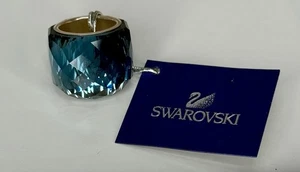💎 Anillo Swarovski Nirvana - Cristal Aqua - Talla 52 EE. UU. 6 Nuevo Azul - Imagen 1 de 4