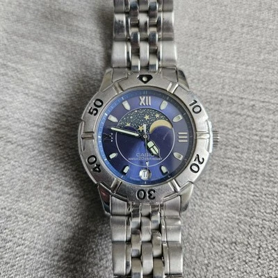 Rare Vintage Casio Marlin Moonphase Ad738 Watch  - image 1 of 4