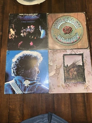 Led Zeppelin IV Grateful Dead BEAUTY Dylan CSNY LOT Record Vinyl VG/VG & Better - Image 1 of 4