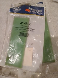 2 NOUVELLES BANDES ARGENTÉES 30-512 COMPATIBLES AVEC KAWASAKI 11013-210 ENVELOPPE MOUSSE 30-311 - Photo 1/3