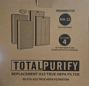 MA-15 H13 Air Purifier True HEPA Replacement Filters Compatible with Medify 4 ct - Imagen 1 de 4