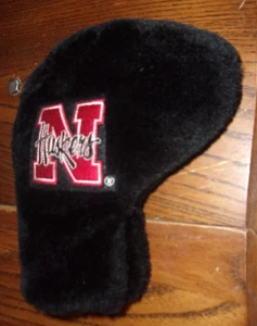 NEBRASKA CORNHUSKER SCHWARZ PELZIGE PUTTERABDECKUNG (kleiner Utility Club vielleicht auch) - Bild 1 von 1