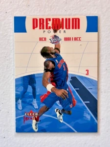 2002-03 Fleer Premium Ben Wallace #3 PP Power Ruby Parallel Short Print 044/100 - Picture 1 of 7