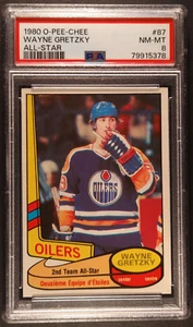 WAYNE GRETZKY ALL STAR 1980-81 O-PEE-CHEE 80-81 N° 87 PSA 8 34573 - Photo 1 sur 3