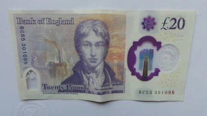 LUCKY £20 NOTE TURNER ZWANZIG PFUND GEBURTSTAG 30 10 95 OKT 30. 1995 - Bild 1 von 12