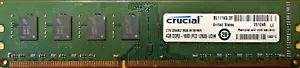 Crucial 4GB PC3-12800U DDR3-1600 Desktop Arbeitsspeicher RAM - Bild 1 von 2