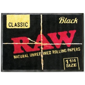 RAW BLACK DOOR MAT SMALL 23.6" X 31.5" (FREE SHIPPING) - Picture 1 of 1