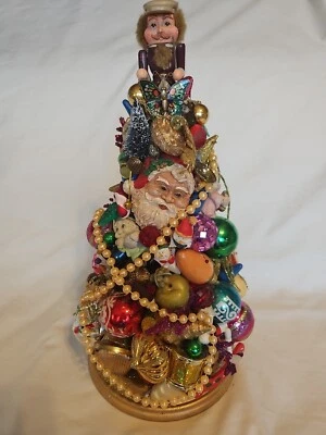Jeweled Ornament 15" Christmas Tree - Image 1 of 4