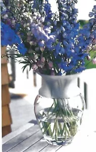 Princess House Handblown Crystal 11 3/4" Artesan Vase 6424 - Picture 1 of 4