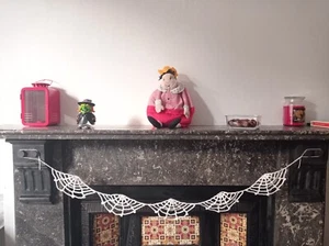 🕸Crochet Spider Web Garland Decoration for HALLOWEEN Autumn - Picture 1 of 6
