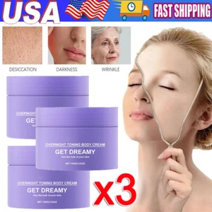 3x GET DREAMY Frusta tonificante notturna frusta rassodante corpo che funziona mentre dormi US - Foto 1 di 16