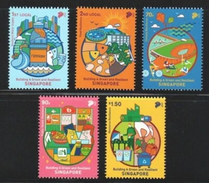 Singapore 2022 Building a Green and Resilient Complete 4V mnh - Picture 1 of 2