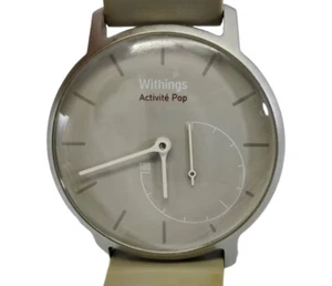 Reloj inteligente Withings Activite Pop plateado con correa de silicona tostada SIN PROBAR - Imagen 1 de 17
