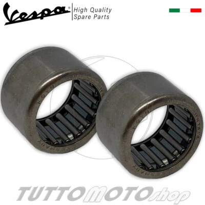 KIT 2 CUSCINETTI PERNO FORCELLA ( ASTUCCI GABBIE ) VESPA 50 SPECIAL / L N R - Immagine 1 di 2
