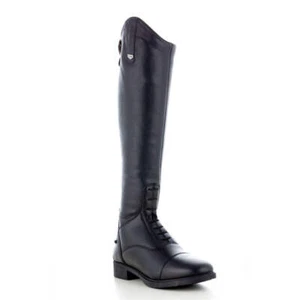 New! Women's Horze Black ROVER TALL FIELD ENGLISH BOOTS X WIDE Horse 8 SIZES! - Picture 1 of 9