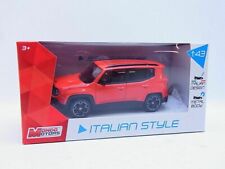 MONDO Diecast 1/43 Italian Style Jeep Renegade Orange Car Model 53140 Alloy Toy