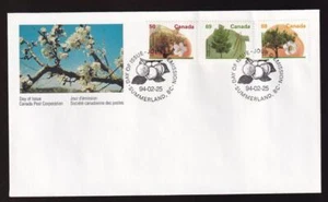 Canada FDC 1994 Fruit Tree definitives 50/69/88¢, sc#1365/1369/1373 - Picture 1 of 1
