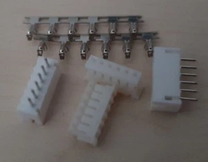 2 Paar CRIMP SET JST ZH 1,5 mm 6-Pin Stecker + Buchse - Bild 1 von 3
