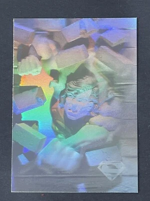 1996 PREMIER EDITION DC COMICS SUPERMAN HOLO Series HOLOGRAM RARE - Image 1 of 4