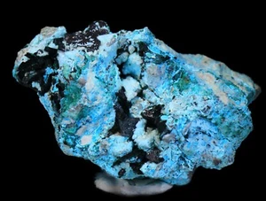 3.25" 5.9 oz Drusy Crystallized Green Malachite w/Plancheite, Congo! MP105 - Picture 1 of 4