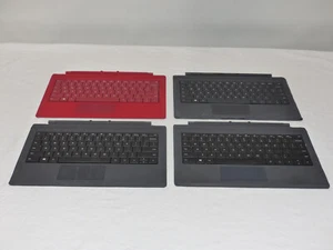 USED SEE PICS! 4-PACK Microsoft 12.3 Surface Pro Type Cover Keyboard 1644 LOT - Picture 1 of 4