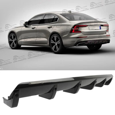 Kit de carrocería de alerón divisor labio parachoques 6 aletas difusor trasero coche para Volvo S40 S60 Foto 1 de 4
