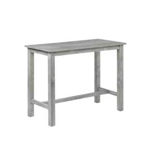 Sonoma Storm Gray Wire-Brush Pub Table - Picture 1 of 6