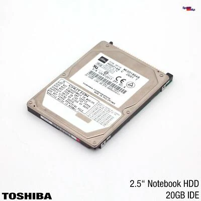 Toshiba Mk2018gas 20gb 2.5" Notebook Laptop Hdd Hard Disk Hdd2168 C - Image 1 of 3