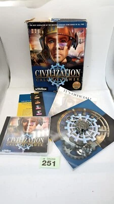 Civilization Call to Power PC CD-Rom Big Box Version with Poster & Keyring 1999 - Image 1 of 4