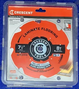 Halbmond 7-1/4" 8T Laminatboden Klinge-polykristalline Diamant Zähne - Bild 1 von 2