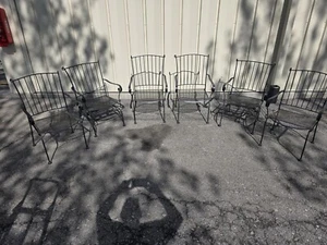 6  WOODARD wrought iron patio furniture - Picture 1 of 14