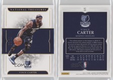 2016-17 Panini National Treasures Gold /10 Vince Carter #29