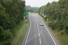 Photo 6x4 A57 west Worksop View west from the footbridge c2010