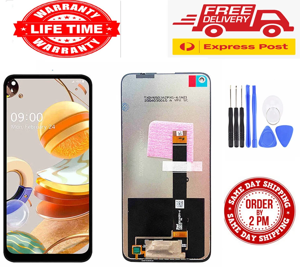 OEM LG K61 LM-Q630 LCD DISPLAY+TOUCH SCREEN DIGITIZER GLASS REPLACEMENT BLACK - Image 1 of 1