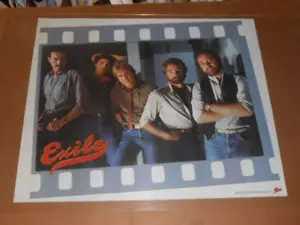 Exile 1983 Poster Promo 24x27 Country RARO Pennington Taylor - Foto 1 di 2