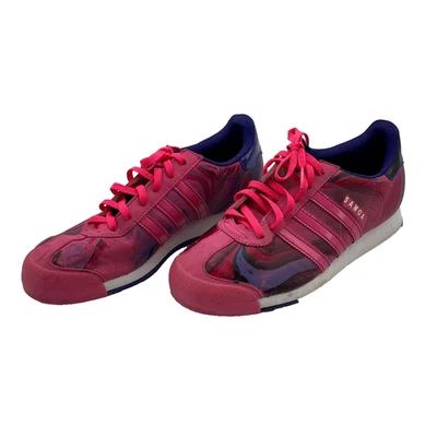 Adidas Samoa Women's G99521 Abstract art Sneakers Pink/Blue/White US Size 6 - Image 1 of 4
