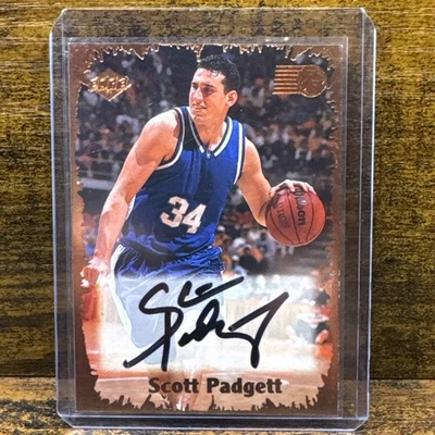 Scott Padgett 1999 Collector's Edge Rookie Rage Pro Signatures #RR-36 Auto RC🏀 Foto 1 de 2