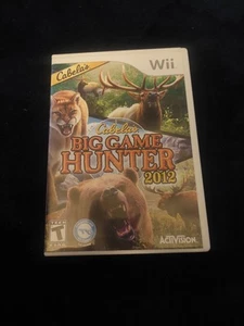 Cabela's Big Game Hunter 2012 (Nintendo Wii, 2012) *COMPLETE* - Picture 1 of 3