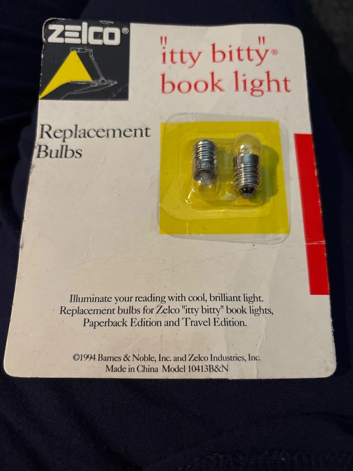 (2) BOMBILLAS DE REPUESTO PARA ITTY BITTY BOOKLITE ITTY BITTY BOOKLITE 1.44W 4.80V - Foto 1 de 1