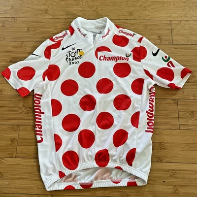 Camiseta Nike Le Tour de France Rey de las Montañas Lunares Niños Talla L 2007 Foto 1 de 4