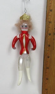 Vintage De Carlini italienischer Glas PRINZ AUS CINDERALLA SERIE WEIHNACHTSSCHMUCK 6" - Bild 1 von 16