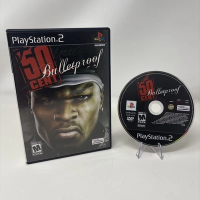 50 Cent: Bulletproof PS2 (Sony PlayStation 2, 2005) No Manual - Tested - Image 1 of 4