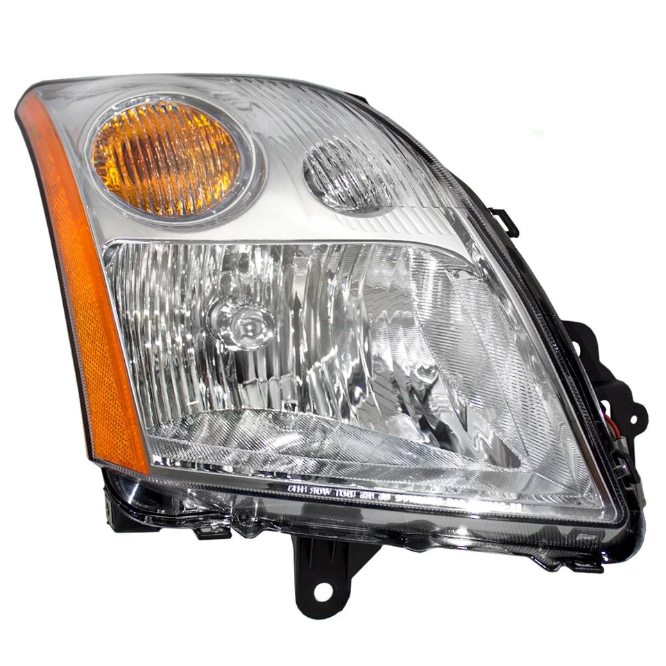 Fits 2007-2009 Sentra Headlight w/ Chrome Trim Right 26010ET000 NI2503163 Foto 1 de 3