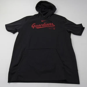 Cleveland Guardians Nike MLB Authentic Therma-Fit Sweatshirt Men's Black Used - Picture 1 of 6