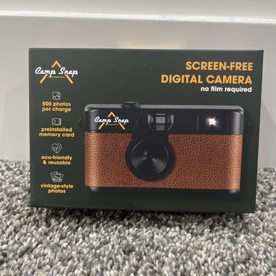 Camp Snap Screen-Free Digital Camera No Film Required - Chestnut Brown NEW - Image 1 of 4